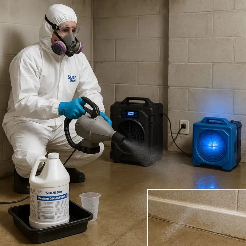 Sanitization and Odor Removal process in Avon, NY